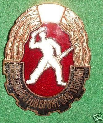altes DDR Mehrkampfabzeichen der GST in Bronze