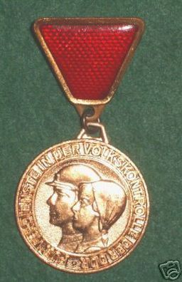 DDR Medaille für Verdienste in der Volkskontrolle
