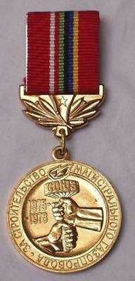 Sowjetunion Medaille "Den Erbauern der Drushba Trasse"