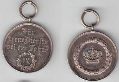 Württemberg Medaille Dienstauszeichnung für IX. Jahre