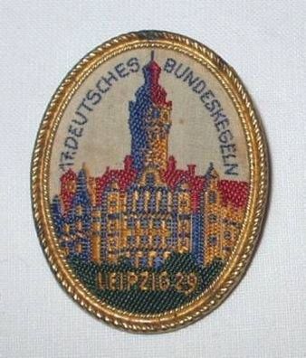 rares Abzeichen 17. Deutsches Bundeskegeln Leipzig 1929