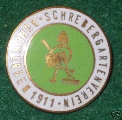 rares Abzeichen Schrebergartenverein Burgwerben 1911