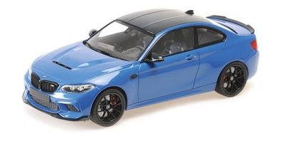 BMW Miniatur M2 CS blau 1:18