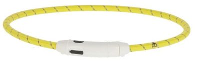 Kerbl Maxi Safe LED-Halsband für Hunde gelb aus Nylon
