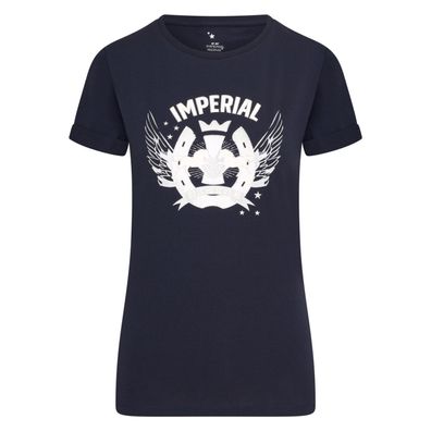 Imperial Riding T-shirt kurzarm mit silbernem Logo Glow Navy 2022