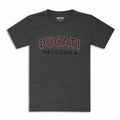 DUCATI Meccanica T-Shirt Men Retro kurzarm Shirt 98770559 grau * *NEU 2023 * *