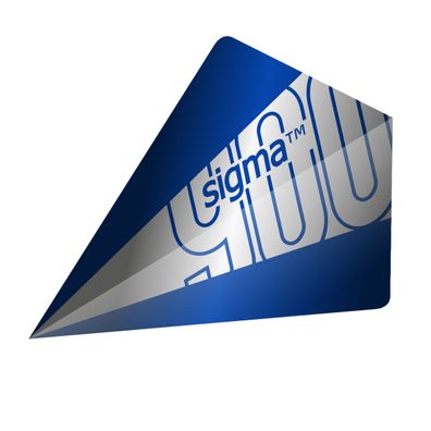 Unicorn Sigma Pro 100 Flights blau, 12 Sätze / Sigma