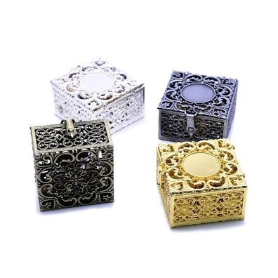 Rosenkranz Perlenkette, Metall christlich-katholisch, religiöser Schmuck, Etui