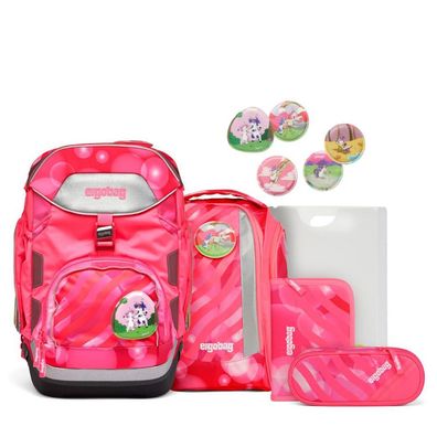 ergobag Pack NEO Edition SET 6tlg KuntBärbuntes Einhorn, KuntBärbuntes Einhor