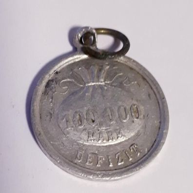 Defizit Medaille Nürnberg 1897 XII. deutsche Bundesschießen
