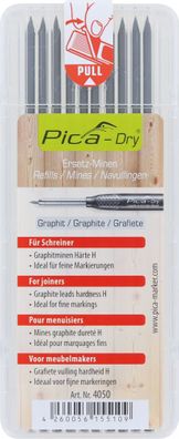 Pica Dry Schreinerminen Graphit (10 Minen)
