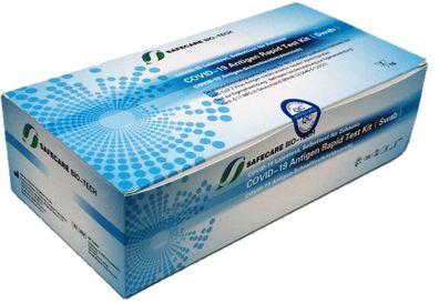 20x Safecare Bio-Tech COVID-19 Antigen-Schnelltest Corona Selbsttest MHD05/23