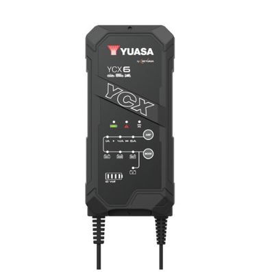 YCX6 12V 6A Yuasa Smart Charger Blei-Säure -EFB-AGM-Gel- und Lithium-Batterien