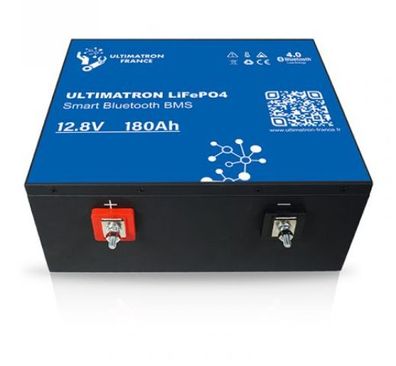 Ultimatron Lithium Batterie LiFePO4 12.8V 180Ah BMS mit Bluetooth Wohnmobil Unte