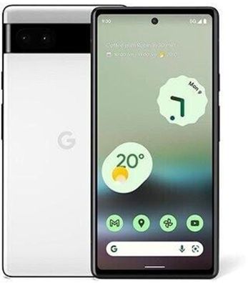Google Pixel 6 A, 128 GB, Chalk (weiß), NEU, OVP, versiegelt, Garantie
