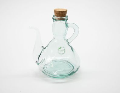Ecogreen Flasche 500ml mit Ausgiesser Kork Verschluss & Henkel Decor Landhaussti