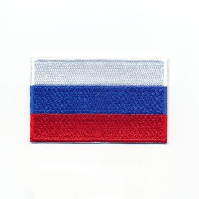 150 x 90 mm Russland Flagge Russische Föderation Flag Aufnäher Aufbügler 0961 XL