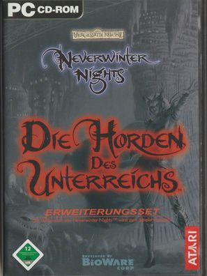 Neverwinter Night´s Add´On Die Horden des Unterreichs, Windows XP, CD Version