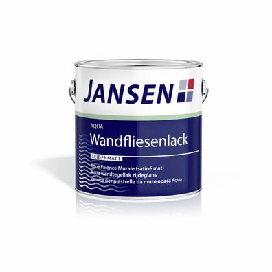 Jansen Aqua Wandfliesenlack 2,5 Liter weiß