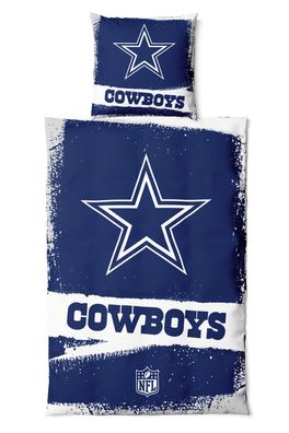 NFL Bettwäsche Set Dallas Cowboys Raw Football Bedding Set Bettbezug 200x135cm