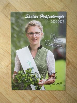 Spalter Hopfenkönigin 2020-2022 Stefanie - handsigniertes Autogramm!!!