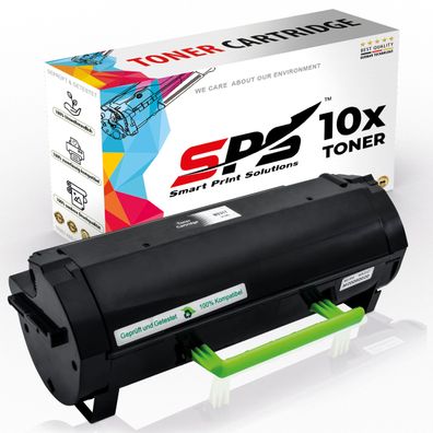 10x Kompatibel für Lexmark MX417DE Toner 51B2H00 Schwarz