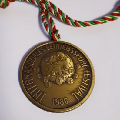 Medaille Internationales Betriebssport - Festival 1986