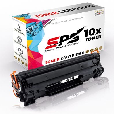 10x Kompatibel für HP Laserjet P1606 Toner 78A CE278A Schwarz