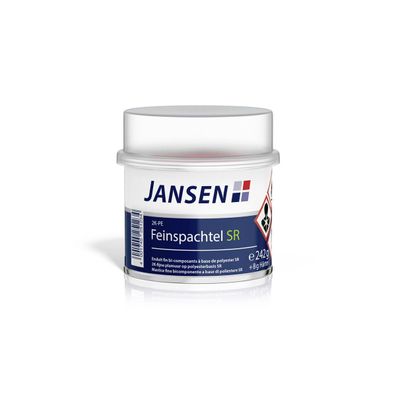 Jansen 2K-PE-Feinspachtel SR inkl. Härter 0,5 kg weiß