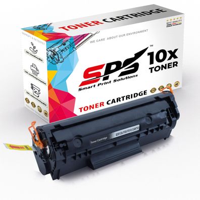 10x Kompatibel für HP Laserjet 3052 AIO Toner 12A Q2612A Schwarz