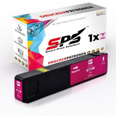 1x Kompatibel für HP Officejet Pro X551TD Druckerpatronen 971XL CN627AE Magenta