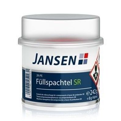 Jansen 2K-PE-Füllspachtel SR inkl. Härter 1 kg grau