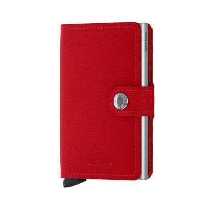 SECRID Miniwallet Crisple, red, Unisex