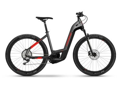 Haibike Trekking 9 Cross i625Wh LowStep 2021 E-Bike anthracite red RH 50cm
