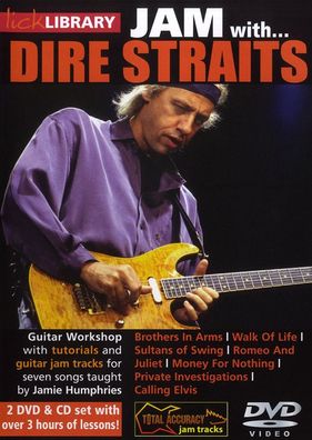Jam With Dire Straits DVD-Pack Lick Library