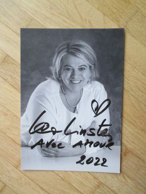 Starköchin Lea Linster - handsigniertes Autogramm!!