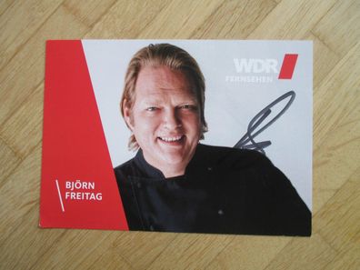 WDR Starkoch Björn Freitag - handsigniertes Autogramm!!