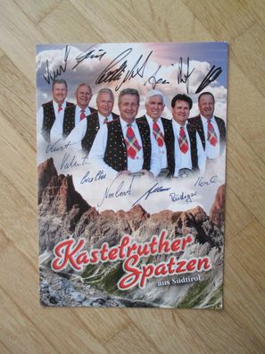 Schlager Volksmusik Stars Südtirol Kastelruther Spatzen rare handsignierte Autogramme