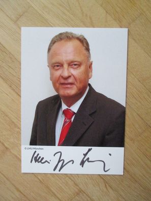 Präsident BVerfG. Dr. Dr. Hans-Jürgen Papier - handsigniertes Autogramm!!