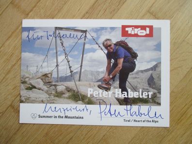 Bergsteiger Legende Prof. Peter Habeler - handsigniertes Autogramm!!