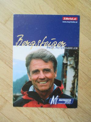 Bergsteiger Legende Prof. Peter Habeler - Autogrammkarte!!!