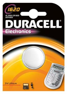 Duracell - CR1620 - 3 Volt 75mAh Lithium