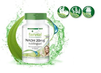 NADH 20mg sublingual 60 Tabletten - fairvital