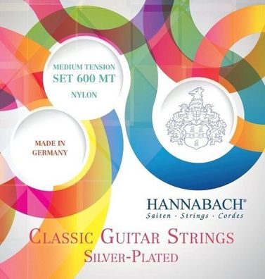 Hannabach 600MT - medium - Saiten für Konzertgitarre