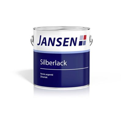 Jansen Silberlack 0,75 Liter weißaluminium RAL 9006