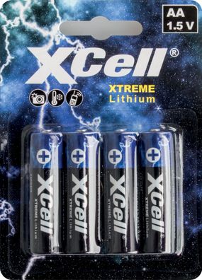 XCell XTREME Lithium Batterie FR6/ L91 AA (Mignon) 14500 - 1,5V 3000 mAh