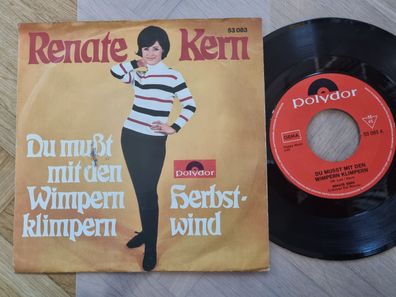 Renate Kern - Du musst mit den Wimpern klimpern 7'' Vinyl Germany