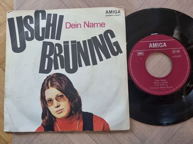 Uschi Brüning - Dein Name 7'' Vinyl Amiga