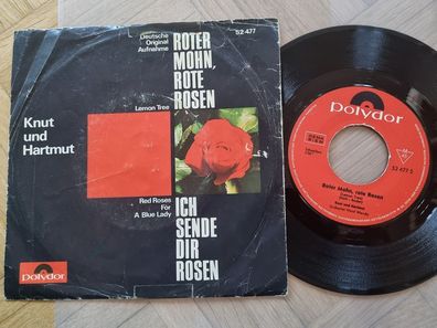 Knut und Harmut Kiesewetter - Roter Mohn, rote Rosen 7'' Vinyl Germany