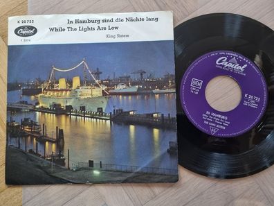 King Sisters - In Hamburg sind die Nächte lang 7'' Vinyl Germany